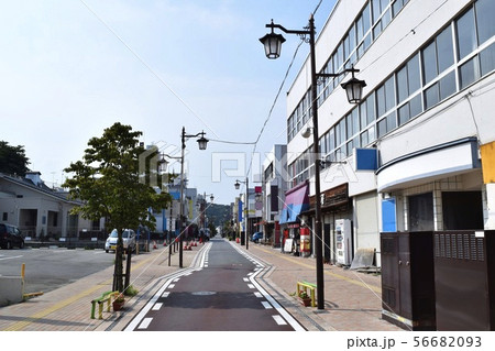 福島県いわき市 湯本駅の商店街 福島県いわき市 湯本駅の商店街 56682093