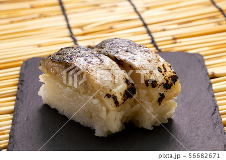 炙りしめ鯖棒寿司。 56682671