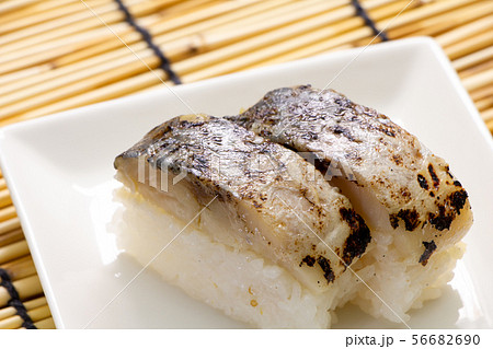 炙りしめ鯖棒寿司。 炙りしめ鯖棒寿司。 56682690