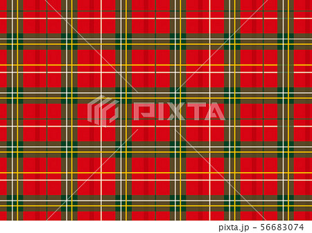 タータンチェックのテクスチャのイラスト素材