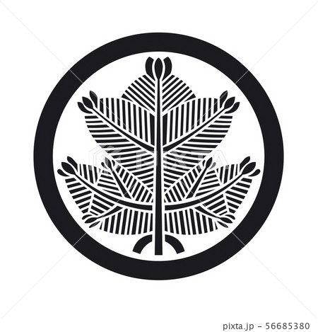 家紋　松 56685380