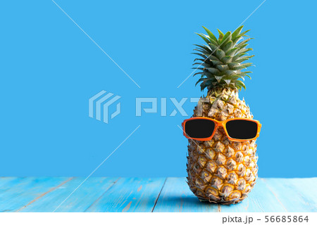 Summer in the party. Hipster Pineapple Fashion Summer in the party. Hipster Pineapple Fashion 56685864