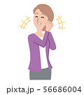 中年女性　喜ぶ 56686004