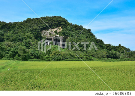 石川県小松市 滝ヶ原西山石切り場跡 石川県小松市 滝ヶ原西山石切り場跡 56686303
