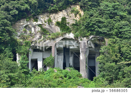 石川県小松市 滝ヶ原西山石切り場跡 石川県小松市 滝ヶ原西山石切り場跡 56686305
