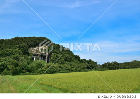 石川県小松市　滝ヶ原西山石切り場跡 56686353