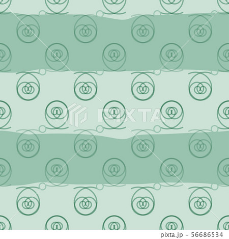 Vector seamless texture. Soft blossom contour on a 56686534