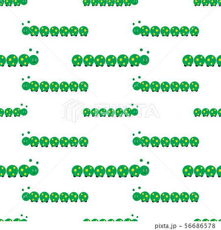Vector seamless pattern with caterpillars. 56686578