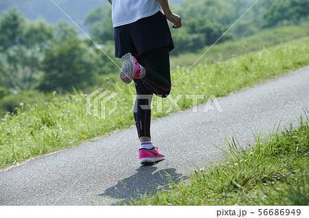 ランニング　ランナー　女性 56686949