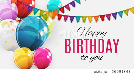 Group of Colour Glossy Helium Balloons Background. 56691343