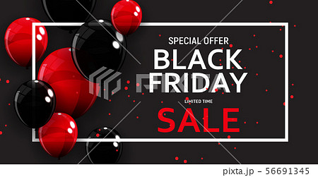 Black Friday Sale Banner Template. Vector Black Friday Sale Banner Template. Vector 56691345