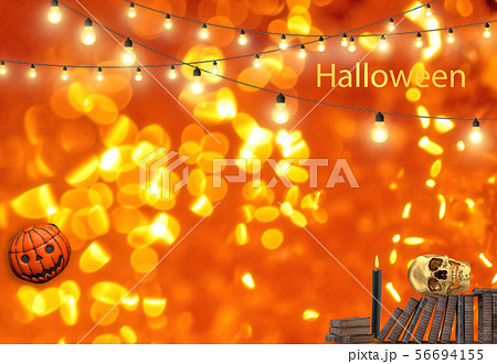 ハロウィン　背景　イメージ　秋　イベント 56694155