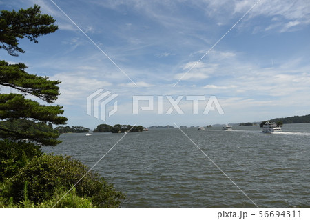 松島から望む海 56694311