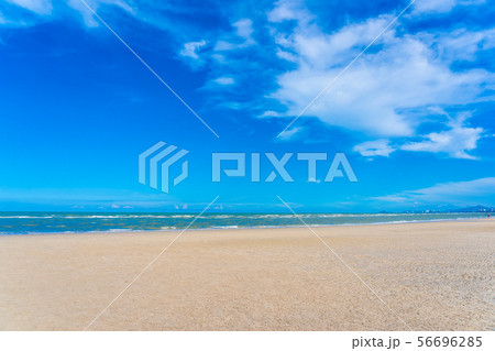 Beautiful outdoor tropical nature landscape of sea ocean and beach 56696285