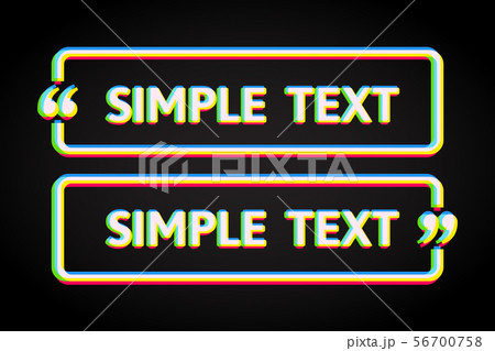 Vector template blank square creative color quote Vector template blank square creative color quote 56700758
