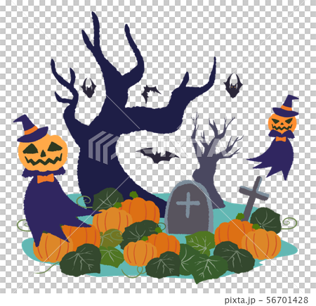 Pumpkin Haunted Pumpkin Cemetery Bat 56701428