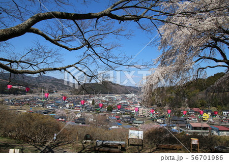塙町遠景・風呂山公園から（福島県・塙町） 56701986