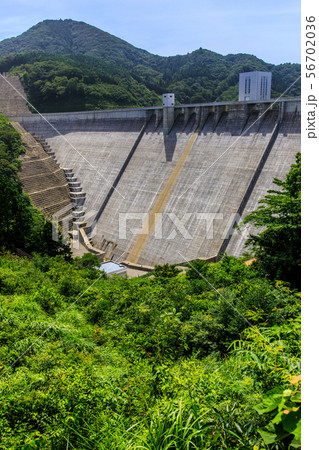 南畑ダム 【福岡県那珂川市】の写真素材 [56702036] - PIXTA