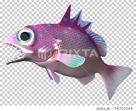 Monster fish - Stock Illustration [56703504] - PIXTA