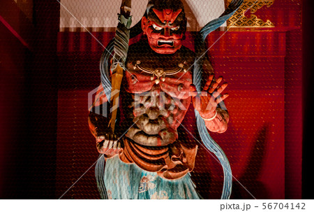 Asakusa Sensoji temple god guard statue in Tokyo - Asakusa Sensoji temple god guard statue in Tokyo - 56704142