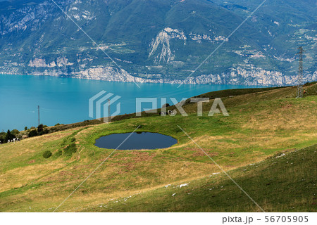Lake Garda and Alps - Monte Baldo Italy Lake Garda and Alps - Monte Baldo Italy 56705905