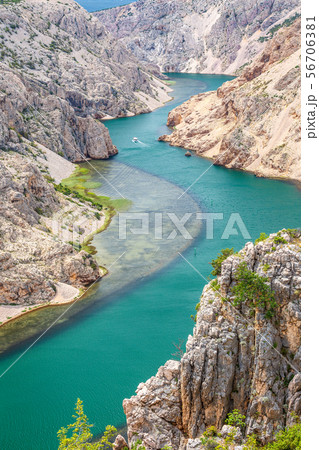 Canyon of Zrmanja river, Croatia. Canyon of Zrmanja river, Croatia. 56706381