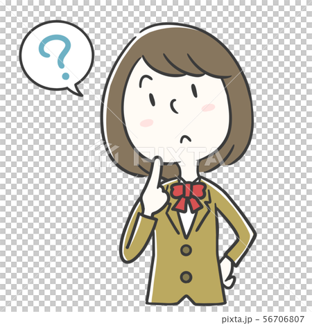 Female student upper body Hatena 56706807