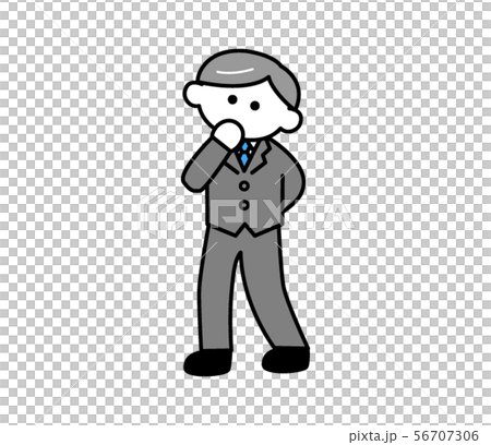 A middle-aged man in a suit suit (deformed) A middle-aged man in a suit suit (deformed) 56707306