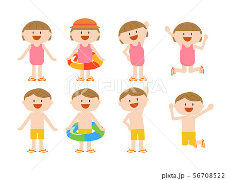 子供　水着　セット 56708522