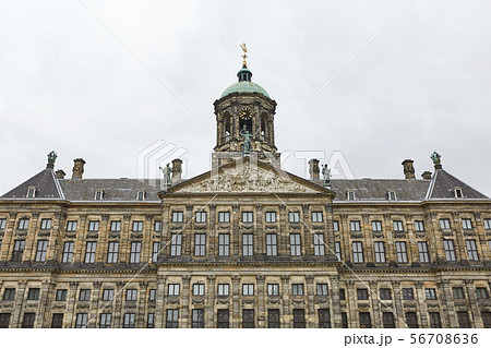 The Royal Palace on Dam Square in Amsterdam The Royal Palace on Dam Square in Amsterdam 56708636