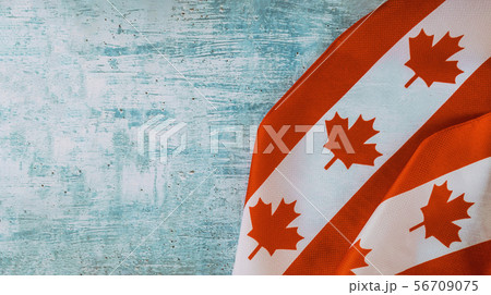 Canadian flag with word August Civic Holiday Long 56709075