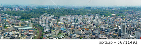 【堺市役所より仁徳天皇陵】 (高解像度版) 大阪府堺市 56711493