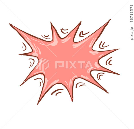 empty comic explosion bubble, cartoon style dialog elements easy to edit and customize. eps 10 56711571