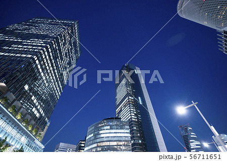 名古屋駅の夜景 名古屋駅の夜景 56711651