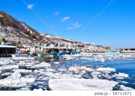 冬 羅臼港 冬 羅臼港 56711971