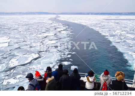 流氷　網走沖　 56712234