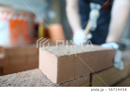 Prudent male in gloves 56714438