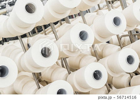 coils of textile yarns 56714516
