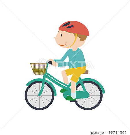 自転車 男の子 乗車2 自転車 男の子 乗車2 56714595