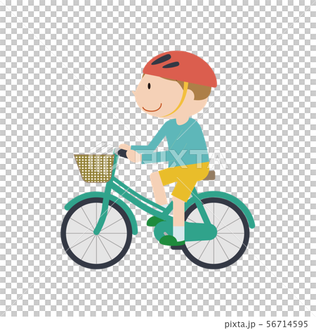 自転車 男の子 乗車2 自転車 男の子 乗車2 56714595