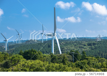 青山高原の風車 56714908