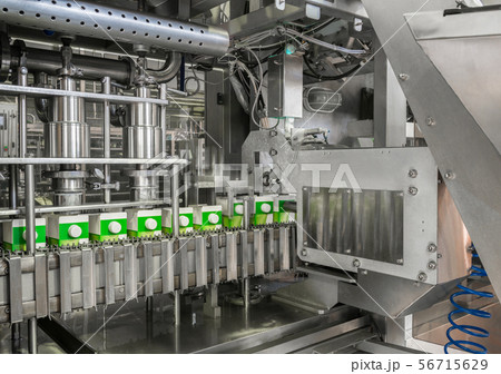 equipment at the milk factory 56715629