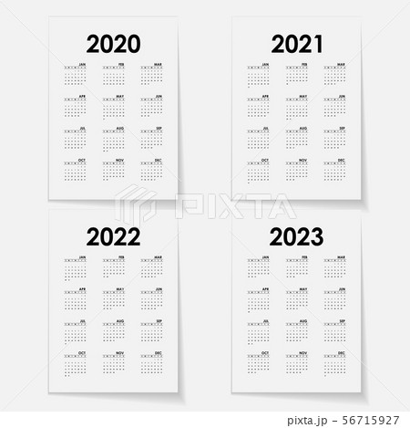 Calendar 2020, 2021,2022 and 2023 Calendar 56715927
