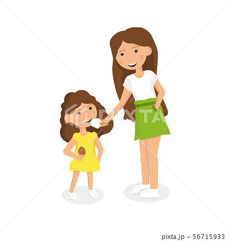 Kids eating ice cream Kids eating ice cream 56715933