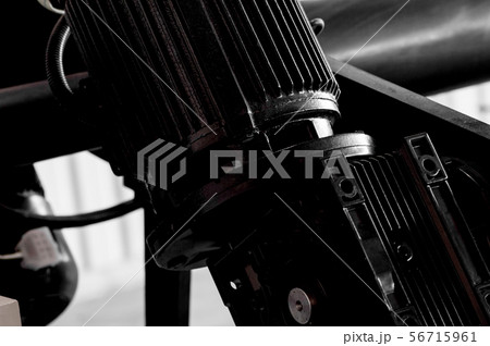 black motor closeup black motor closeup 56715961