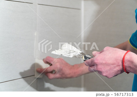 Repair and finishing works 56717313