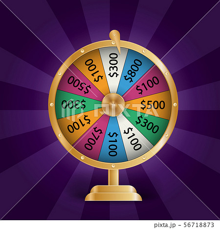Colorful roulette wheel Chance of victory. Fortune 56718873
