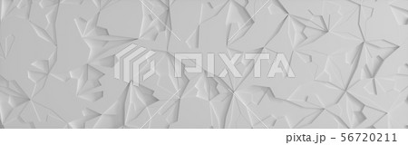 Low poly White Ice Block Background Panoramic 56720211