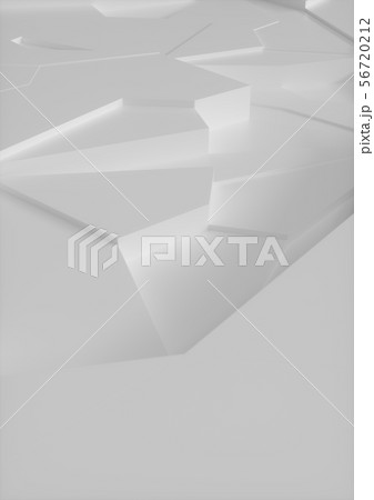 Low poly White Ice Block Background A4 Cover 56720212