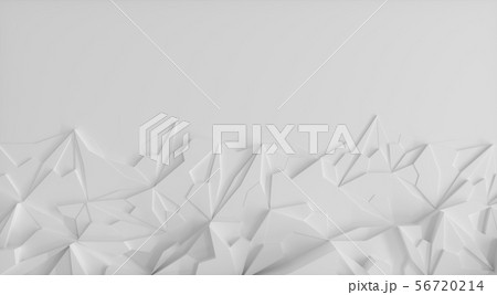 Low poly White Ice Background with free space 56720214